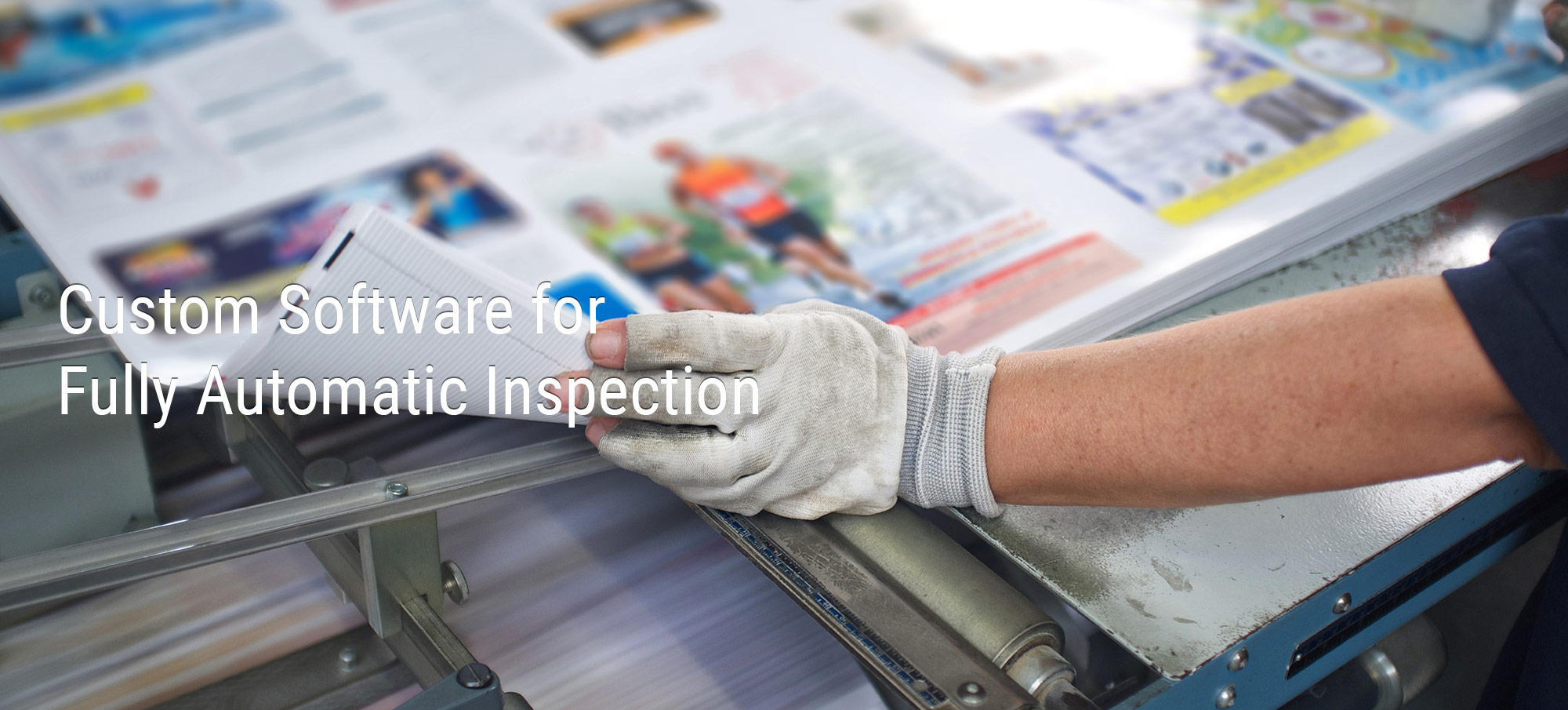 Custom software for fully automatic inspection